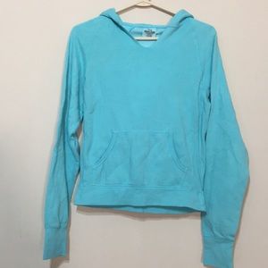 Hooded v-neck sweatshirt